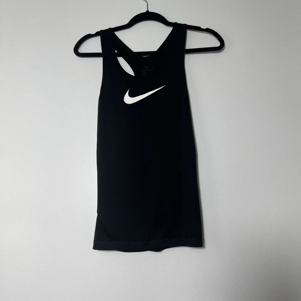 Nike Pro Dri-Fit WOMEN'S Black Sleeveless‎ Tank Top Small